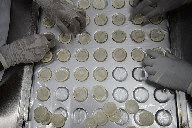 Fbrica que produz preservativos para o Ministrio da Sade, no Acre