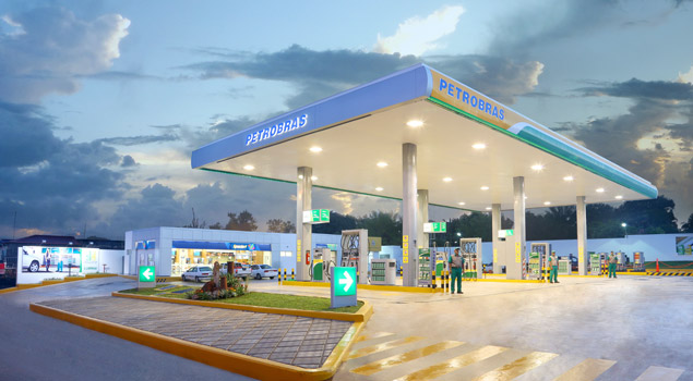 Posto de combustveis da Petrobras em San Lorenzo, Argentina
