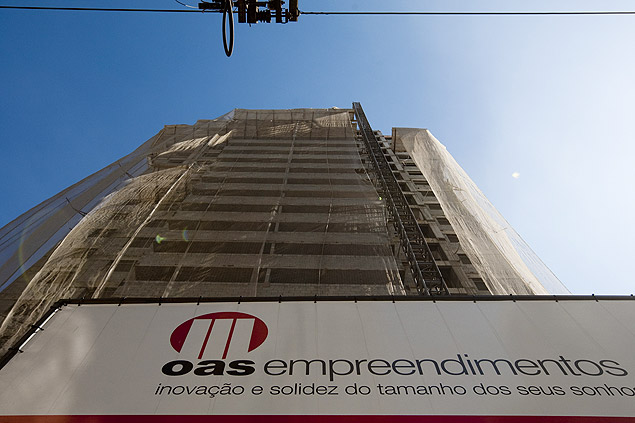 Prédio em construção da OAS Em São Paulo