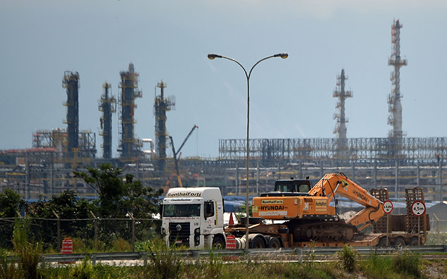 Complexo Petroqumico do Rio, afetado por crise na Petrobras