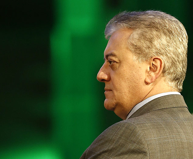 Aldemir Bendine, presidente da Petrobras, defendeu o pr-sal e negou inteno de vender ativos nesta rea