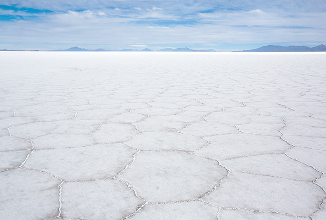 Salar de Uyuni is the world's largest salt flat 