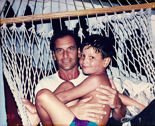 Zak Stone and seu pai, Louis, em 1993