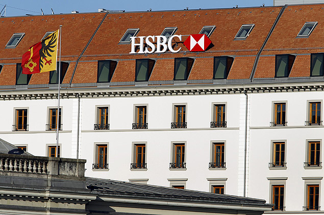 Agncia do banco HSBC em Genebra, na Sua
