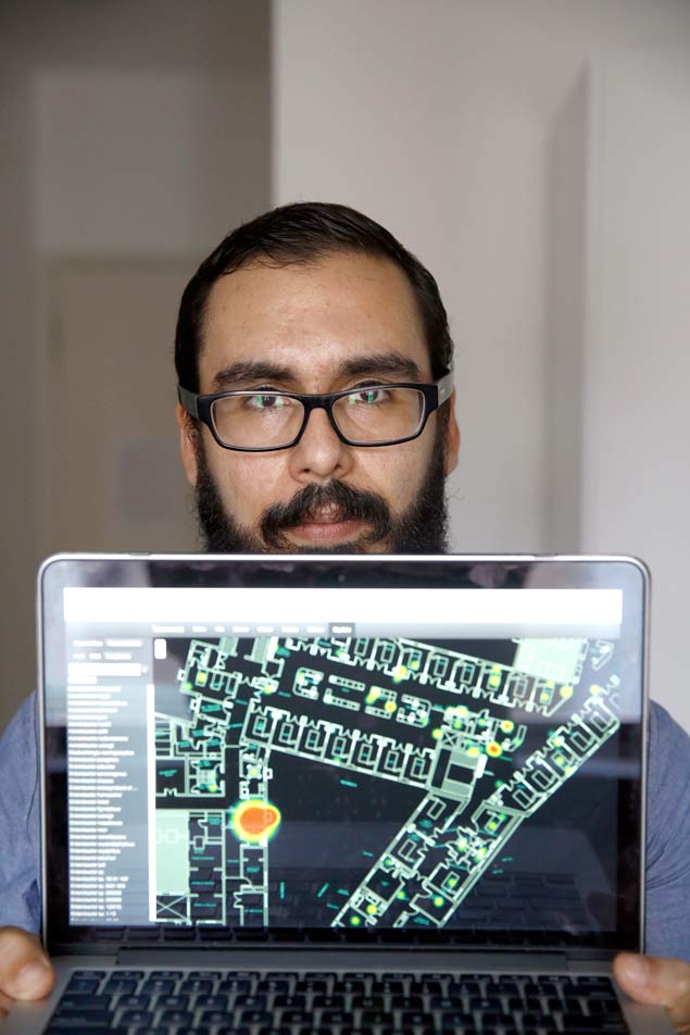 O empresrio Marcos Oliveira, criador da Neoprospecta, que analisa DNA para identificar contaminao por vrus