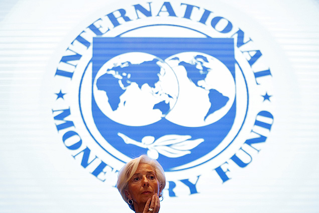 Diretora-gerente do FMI, Christine Lagarde, em reunio do G20, em Xangai (China)