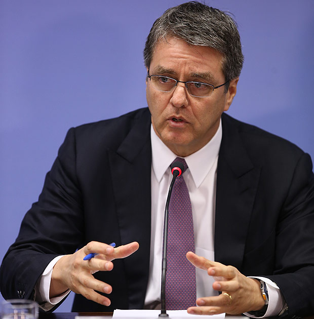 O diretor-geral da Organizao Mundial de Comrcio (OMC) Roberto Azevdo 