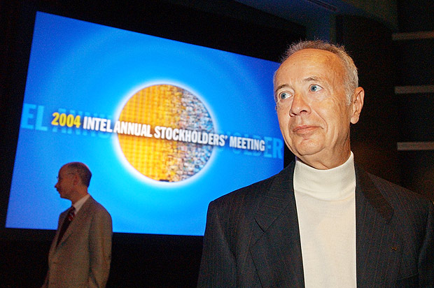 Andy Grove, administrador da Intel, em foto de arquivo