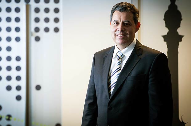 O presidente da CVC Luiz Eduardo Falco, no escritrio da empresa, em So Paulo (SP)