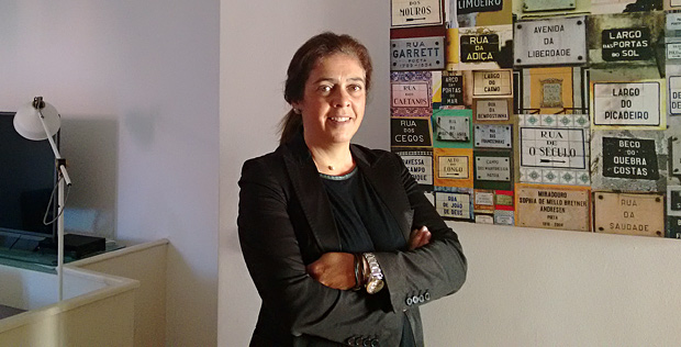 02.junho 2016 Ana Araujo, coordenadora da imobiliaria brasileira Cunha Bueno em Portugal Foto:: Joana Cunha /Folhapress