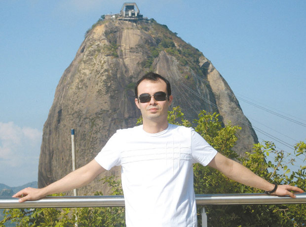 Tec 30.09.2014 - Orkut Büyükkökten, criador da rede do Google, no Rio - (Arquivo Pessoal)