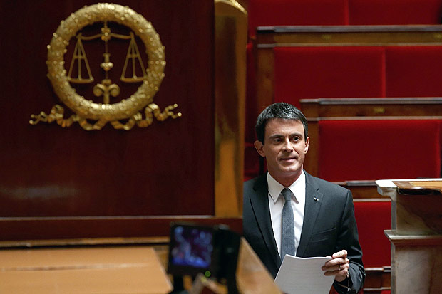 Primeiro-ministro francs, Manuel Valls, anuncia medidas para atrair empresas