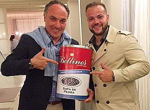 Diego Vergilio (à dir.) em evento com Ricardo Bellino – Arquivo pessoal Diego Vergilio (à dir.) em evento com Ricardo Bellino – Arquivo pessoal
