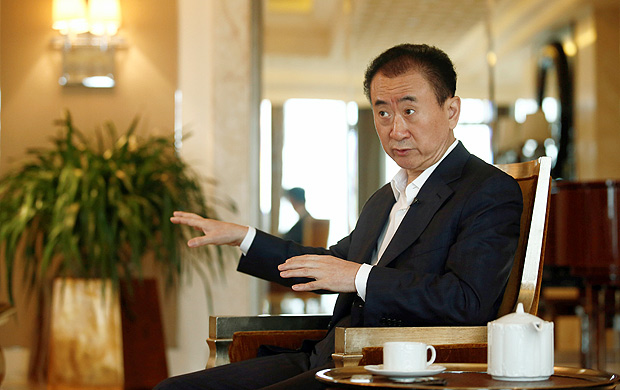 Wang Jianlin, presidente do conselho do Dalian Wanda