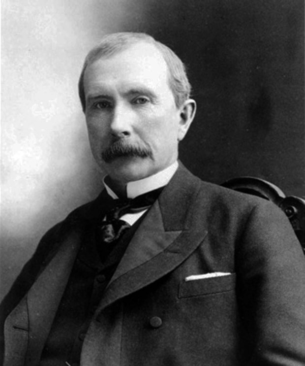 O empresrio Johm D. Rockefeller em 1885 