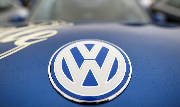 The logo of a Volkswagen Beetle car is seen at the so called "Sunshinetour 2016" in Travemuende at the Baltic Sea, August 20, 2016. REUTERS/Fabian Bimmer ORG XMIT: FBI08
