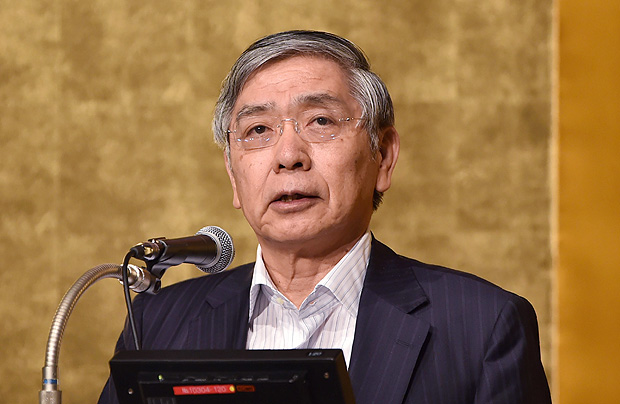 Presidente do banco central do Japo, Haruhiko Kuroda: medidas no contiveram deflao