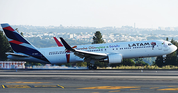 Boeing 767-300ER da Latam: empresa anunciou modelo de negcios para Amrica Latina a partir de 2017