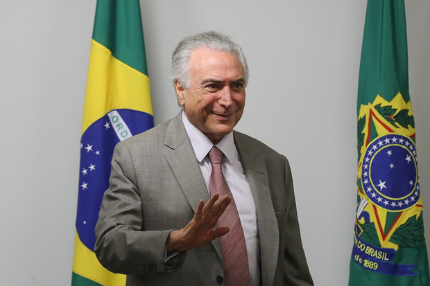 O presidente Michel Temer participa de reunio da Cmara de Comrcio Exterior no Palcio do Planalto