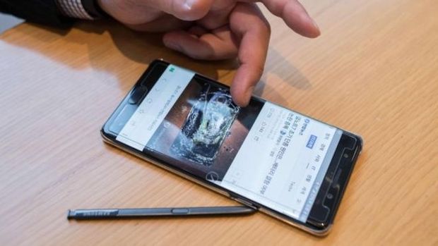 Galaxy Note 7, da Samsung, proibido de entrar em avies e cruzeiro