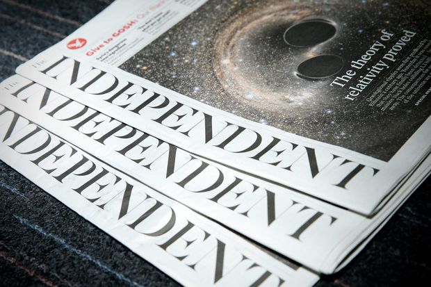 Jornal britnico "The Independent" voltou a ser lucrativo aps mais de duas dcadas 