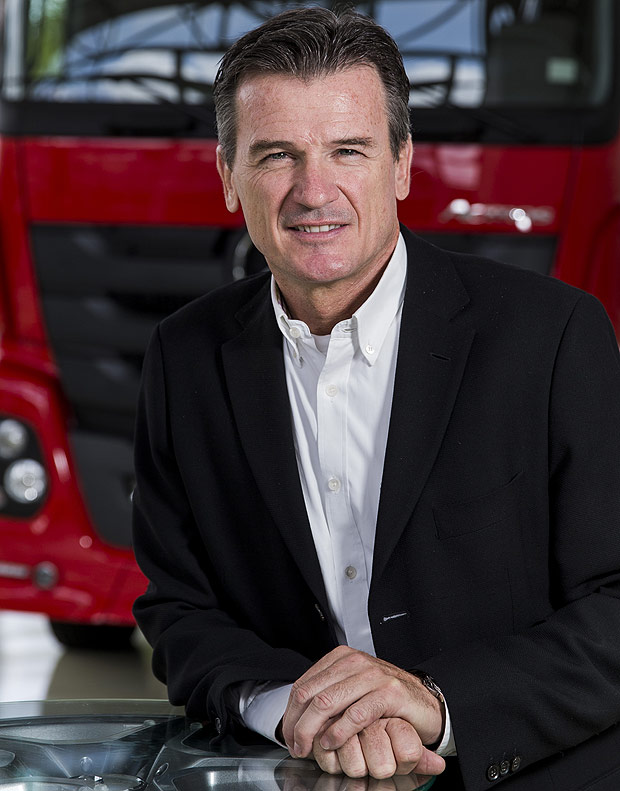Wolfgang Bernhard, chefe mundial de caminhões e ônibus da Mercedes-Benz