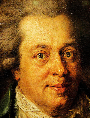 Retrato do compositor austríaco Wolfgang Amadeus Mozart de 1790, feito pelo pintor Johann Edlinger
