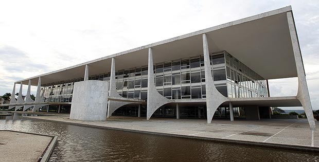 Palcio do Planalto, sede do Executivo federal, em Braslia