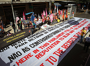 Zanone Fraissat/Folhapress Día de protestas contra las reformas económicas de Temer