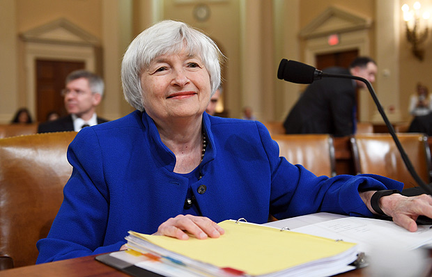 Presidente do banco central americano, Janet Yellen: Fed aumentou juros pela 3ª vez no ano