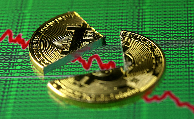 Cotao do bitcoin despenca quase 20% por preocupaes envolvendo a criptomoeda