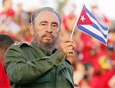Fidel Castro apareceu hoje na TV estatal cubana