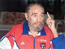 O ditador cubano Fidel Castro, 79, afastado do poder após sofrer problema de saúde