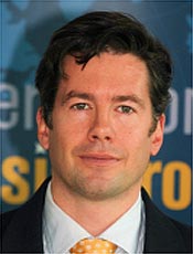 Nick Grono, 40, vice-presidente do International Crisis Group 