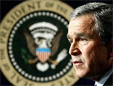 George W. Bush apresentar hoje  noite o discurso sobre o estado da Unio