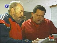 Ditador cubano Fidel Castro aparece em vdeo ao lado do lder venezuelano Hugo Chvez