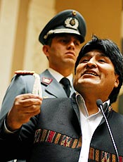 Evo Morales anunciou eleies antecipadas na Bolvia em 2008