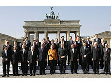 Lderes europeus foram a Berlim celebrar aniversrio do Tratado de Roma