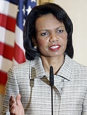 Condoleezza Rice disse que oposio russa a escudo  ridcula