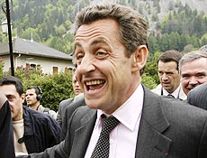 O candidato conservador, Nicolas Sarkozy, consolida liderana em disputa na Frana
