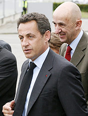 O presidente francs, Nicolas Sarkozy, discute meio ambiente 