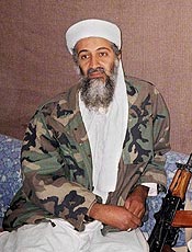 Osama bin Laden: recompensa de US$ 50 milhões por sua captura