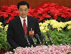 O presidente da China, Hu Jintao