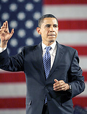 Em Chicago, Barack Obama disse que é o candidato da mudança