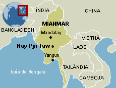 mapa mianmar 
