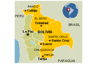 mapa Bolvia correto 