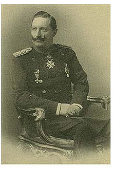 O kaiser Guilherme 2, da Alemanha