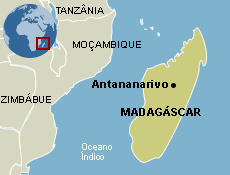 Mapa de Madagscar