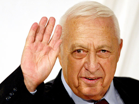 O ex-premi israelense Ariel Sharon; em coma desde 2006