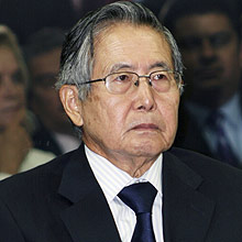 O ex-presidente peruano Alberto Fujimori, condenado por crimes contra humanidade